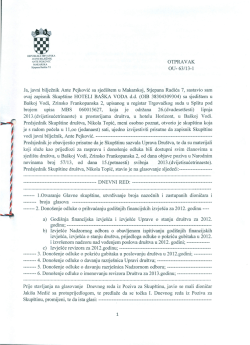 Hoteli Ba&scaron;ka voda d.d.