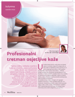 Profesionalni tretman osjetljive kože