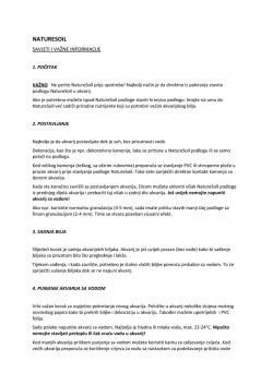 Detaljne upute i informacije o proizvodu Nature Soil