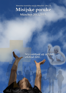 Misijske poruke 2012.-2013. - Broj 11