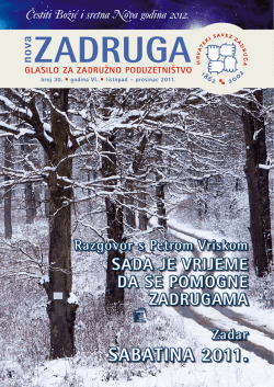 SAbAtinA 2011. - Hrvatski savez zadruga