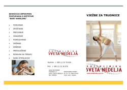 letak - Poliklinika Sveta Nedelja