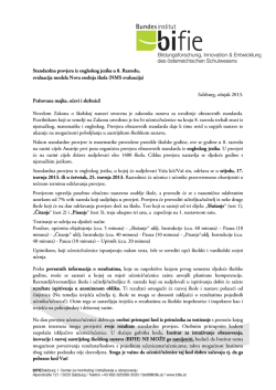 NMS evaluacija