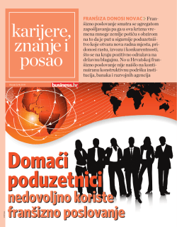 karijere, znanje i posao - centar za franšizu centra za poduzetništvo