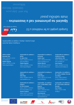 Upućeni na privremeni rad u inozemstvu