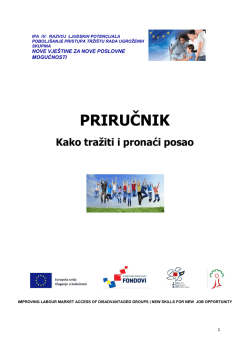 Job Club Priručnik - Kako tražiti i pronaći posao