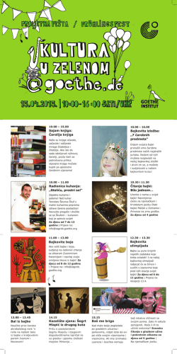 Sajam knjiga: Čarolija knjiga Bajkovita izložba: &bdquo;7 - Goethe