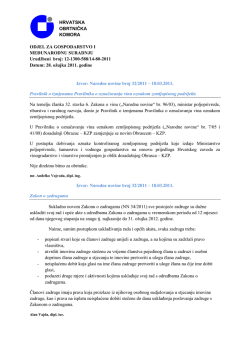 Pregled propisa 28.03.2011.