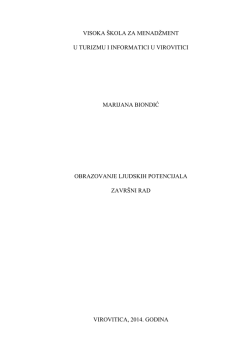 obrazovanje ljudskih potencijala