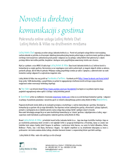 Novosti u direktnoj komunikaciji s gostima (.pdf)