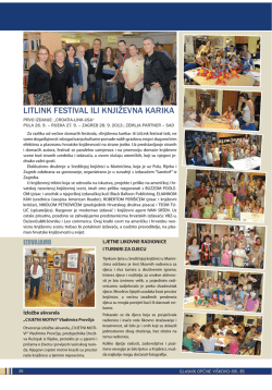 LITLINK FESTIVAL ILI KNJIŽEVNA KARIKA