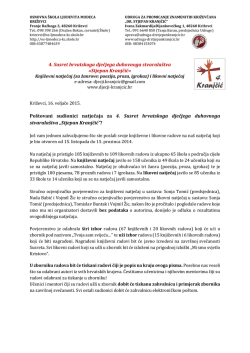 Rezultati - Udruga dr. Stjepan Kranjčić