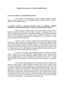 PRIJEDLOG ZAKONA O JAVNIM OVR&Scaron;ITELJIMA I - Ius-Info