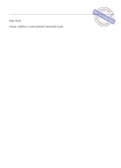 Galip Gürel Znanje i vještina u izradi estetskih