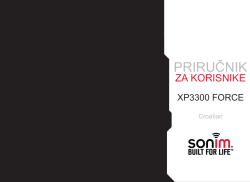 PRIRUČNIK - Sonim Technologies