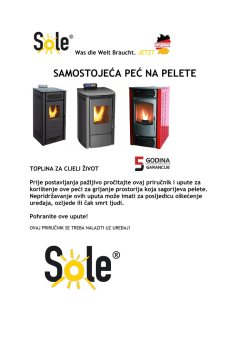 SAMOSTOJEĆA PEĆ NA PELETE