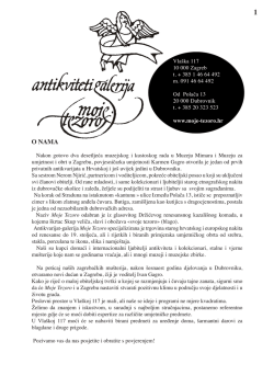 O NAMA - Moje Tezoro - Antikvarijat i galerija