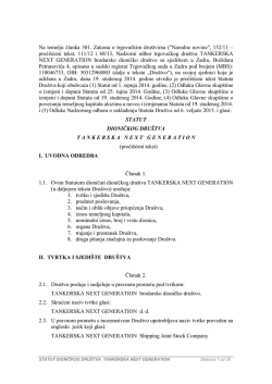 Statut Dru&scaron;tva