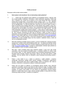 Privacy Policy - Philip Morris