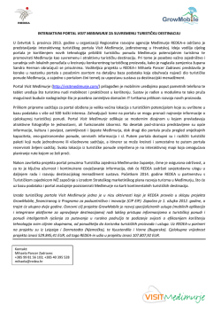 INTERAKTIVNI PORTAL VISIT MEĐIMURJE ZA SUVREMENU