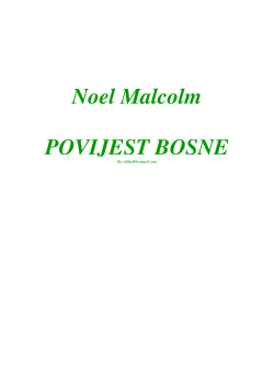 Noel Malcolm POVIJEST BOSNE