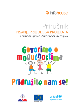 Priručnik "PISANJE PRIJEDLOGA PROJEKATA I