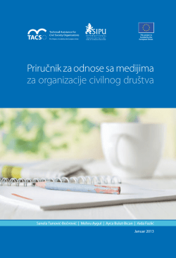 Priručnik za odnose sa medijima za organizacije civilnog