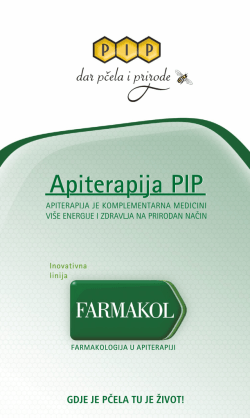 Apiterapija, letak- NOVO