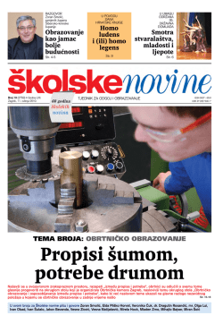 Smotra stvaralaštva, mladosti i ljepote Obrazovanje kao jamac bolje