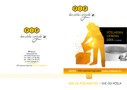 Katalog Pčelarska oprema 2015. - treÄ‡e izdanje