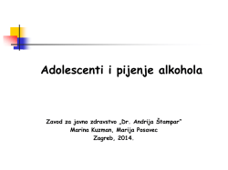 Adolescenti i pijenje alkohola