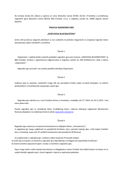 pravila nagradne igre &bdquo;eksplozija blockbustera&ldquo;