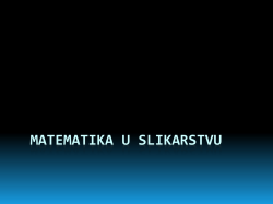 Matematika u slikarstvu