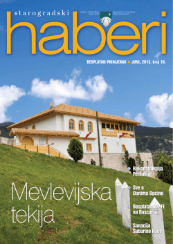 Starogradski haberi 18 - Općina Stari Grad Sarajevo