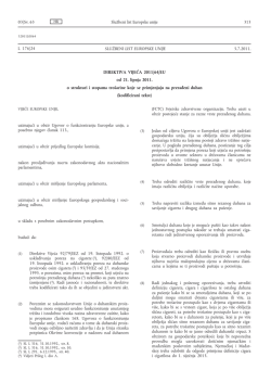 Direktiva Vijeća 2011/64/EU od 21. lipnja 2011. o strukturi i stopama