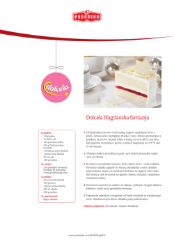 Dolcela blagdanska fantazija