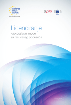 Licenciranje kao poslovni model za rast va&scaron;eg poduzeća
