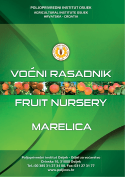 Marelica - Poljoprivredni institut Osijek