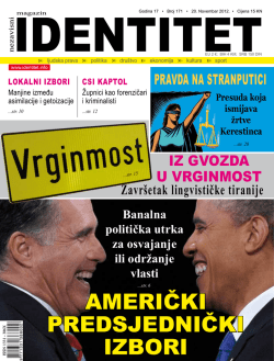 AMERIČKI PREDSJEDNIČKI IZBORI