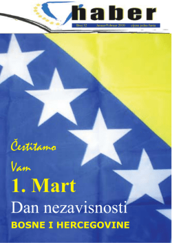 haber 52.indd - Bosnia and Herzegovina UK Network