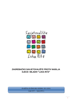 zagrebačko savjetovali&scaron;te protiv nasilja djece i mladih ``luka ritz`