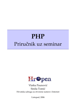 PHP: Priručnik