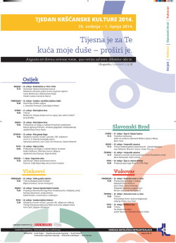 kuća moje du&scaron;e - pro&scaron;iri je. - Udruga Katoličkih Intelektualaca