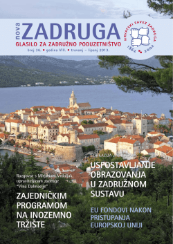 Otvori publikaciju - Hrvatski savez zadruga