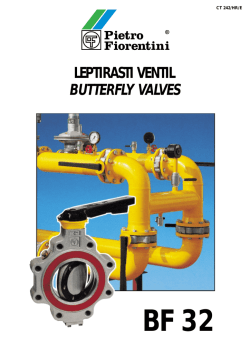 LEPTIRASTI VENTIL BUTTERFLY VALVES