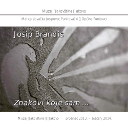 Josip Brandis Josip Brandis Znakovi koje sam Znakovi koje sam