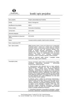 kratki opis projekta