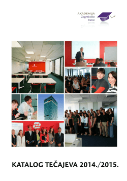 KATALOG TEČAJEVA 2014./2015.