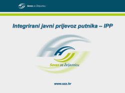 Integrirani javni prijevoz putnika – IPP
