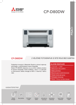 Mitsubishi - sublimacijski pisač CP-D80DW (HR) - Viva-net